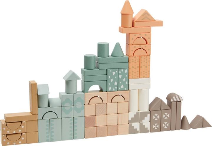 Image du produit Spielba Briques en bois 100 pièces