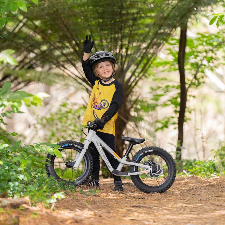 Image du produit Kids Ride Shotgun Lion Windproof Kids MTB Jersey (92)