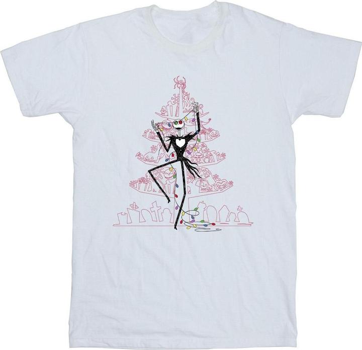 Disney The Nightmare Before Christmas Tree Pink TShirt Mädchen