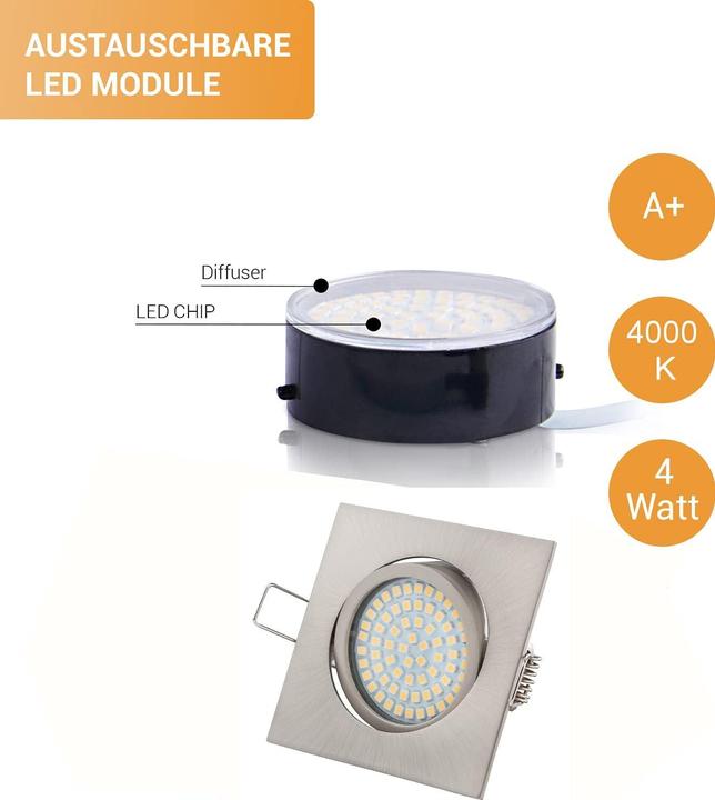 Produktbild Tevea LED Einbaustrahler (350 lm)