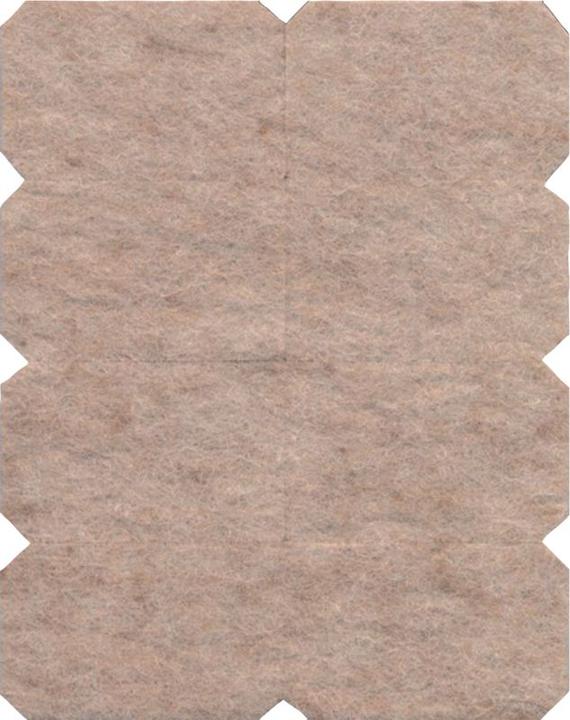 Actual product image 3M Glider felt beige 35x24mm (Felt gliders, 8 Piece)
