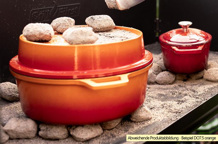 Produktbild Grillfürst Dutch Oven ohne Füsse - emailliert - DO12 - rot