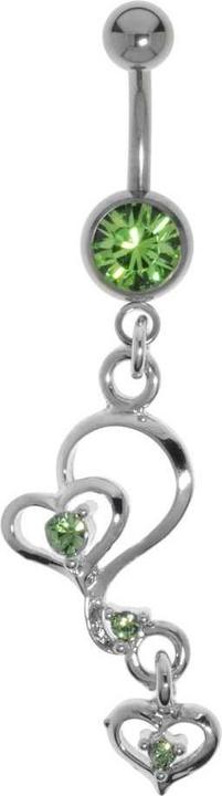 Produktbild Bijouteria Bauchpiercing (Titan, Messing, Kristall)