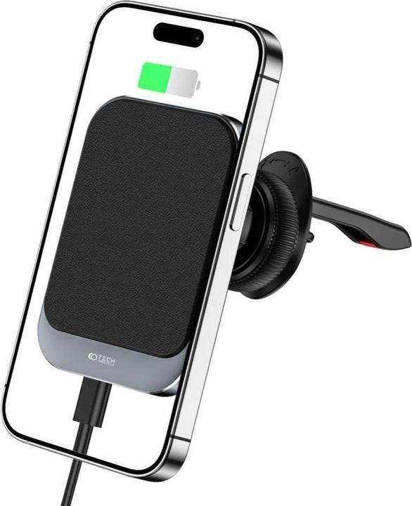 Image du produit Tech-Protect Mm15w-V2 Chargeur Magnétique Magsafe Vent Car Mount Wireless 15w Black