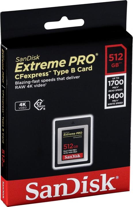 Produktbild SanDisk Extreme Pro (512 GB, CFexpress Typ B)