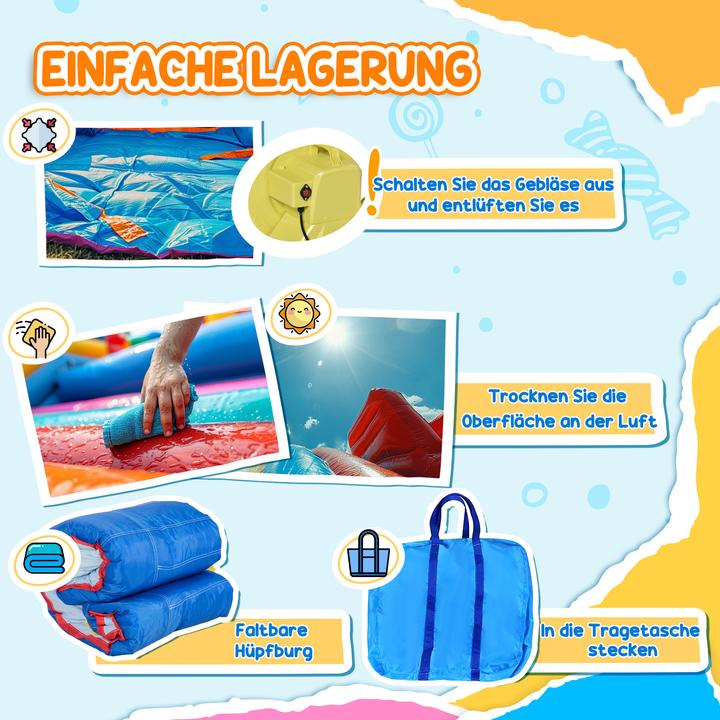 Actual product image Outsunny Bouncy castle with blower