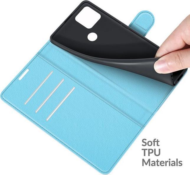 Actual product image MU Classic Litchi Leather Bookcover Series (Google Pixel 5a)