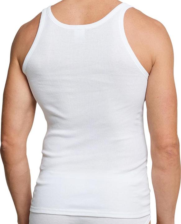 Actual product image Schiesser Pack of 4 Cotton Essentials Double Rib Undershirt (XXL)