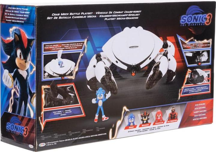 Actual product image Jakks Pacific Sonic - The Hedgehog Movie 3 minifigures playset