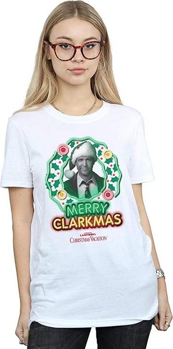 Image du produit National Lampoon´s Vacation T-shirt en coton Clarkmas Greyscale Femmes/Dames (M)