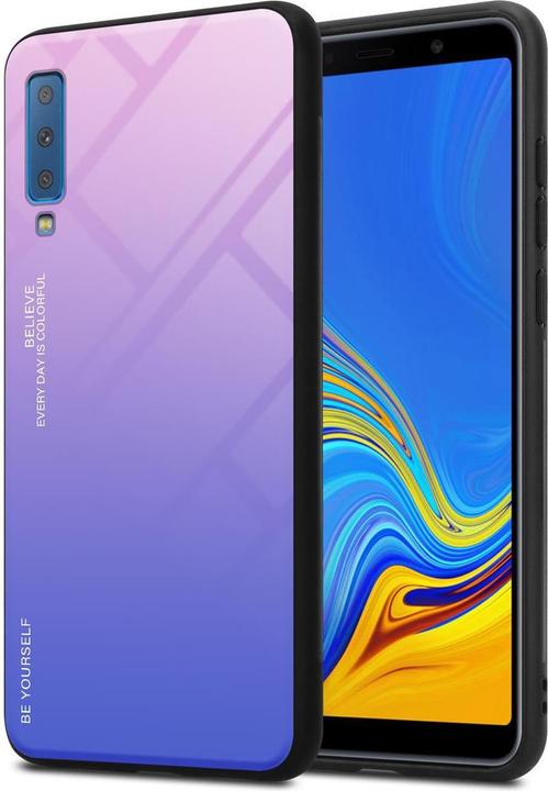 Produktbild Cadorabo TPU 2 Farben Glas Cover (Samsung Galaxy A7 (2018))
