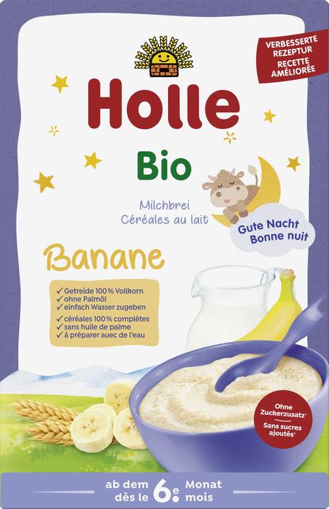 Holle Bouillie de lait à la banane (250 g)