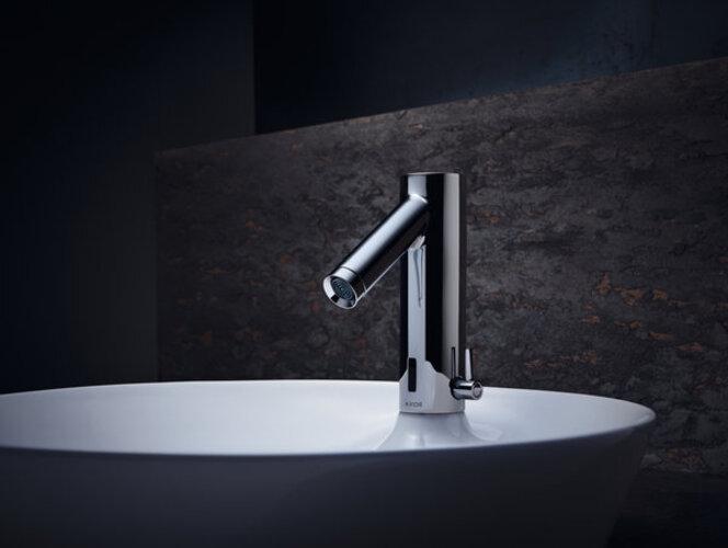Immagine prodotto hansgrohe Miscelatore elettronico per lavabo con regolazione della temperatura Funzionamento a batte