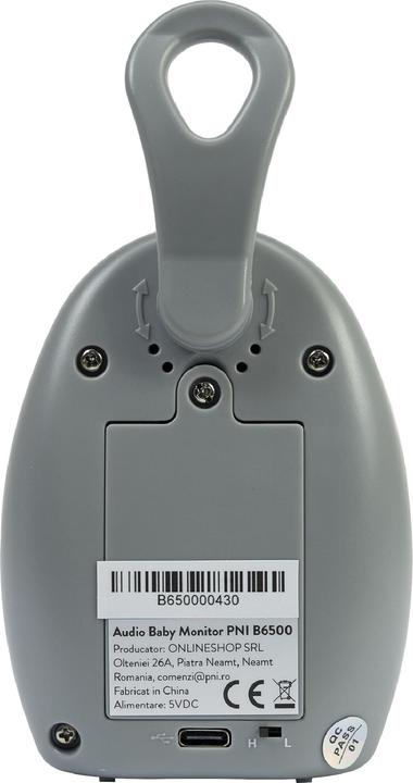 Produktbild PNI Audio-Babyphone B6500 kabellos, Gegensprechanlage, mit Nachtlampe, Vox- und Pager-Funktion, eins (Babyphone Audio, 100 m)