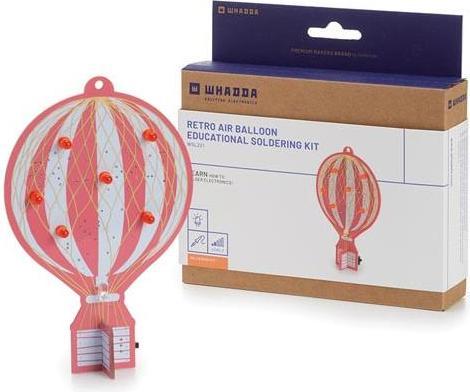 Produktbild Whadda Heissluftballon im Retro-Design - Lern-Bausatz zum Löten (Elektronikkit)