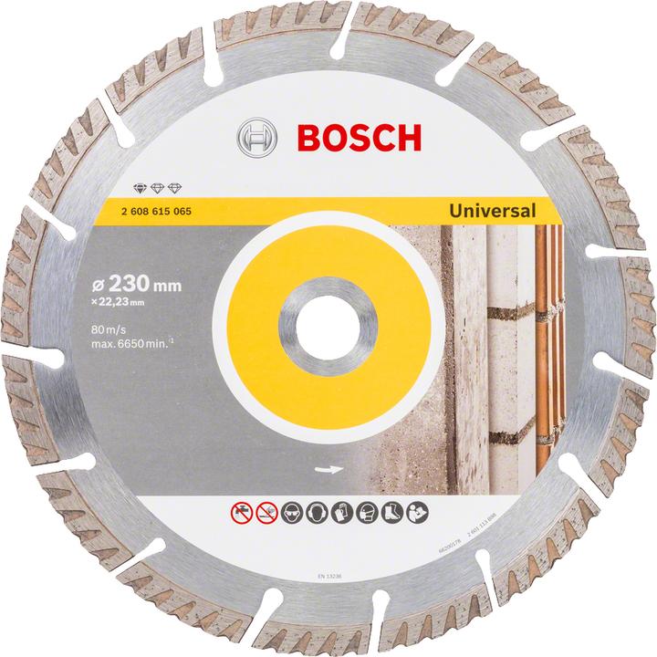 Bosch Professional Zubehör PRO Multi Material Diamanttrennscheibe, 125 x 22,23 mm