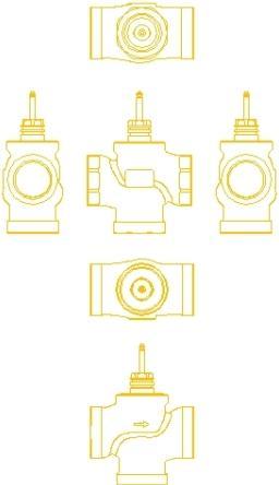 Actual product image Danfoss VRB 3 32 poppet valve kvs 16 male thread