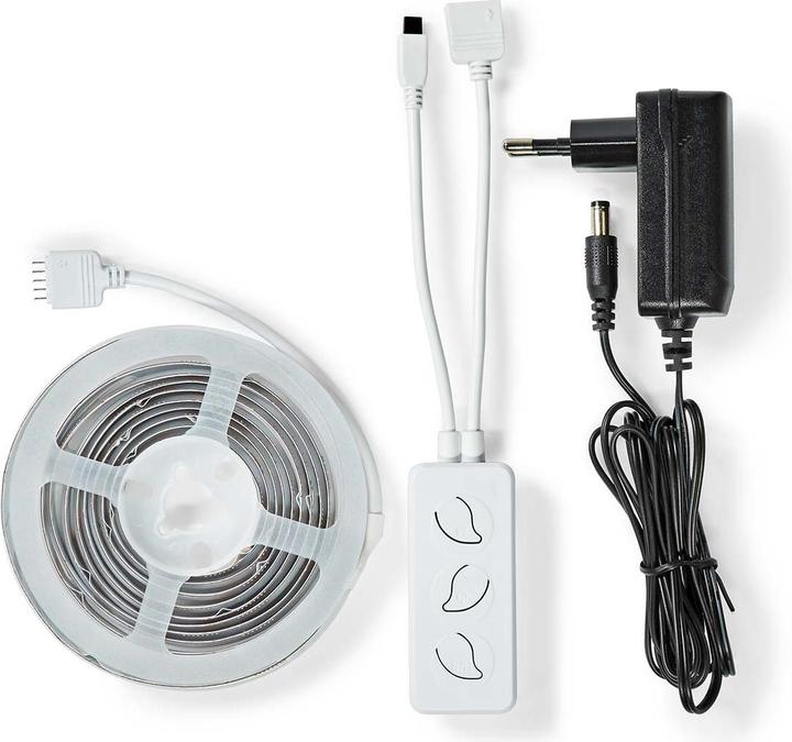 Image du produit Nedis SmartLife LED Strip Wi-Fi, 2m - Blanc (Blanc, 200 cm, Intérieur)