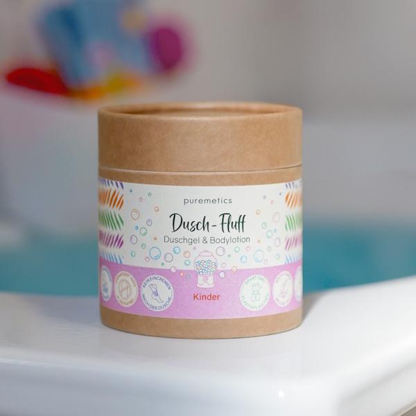 Puremetics 3in1 Dusch-Fluff - verschiedene Düfte Kinder