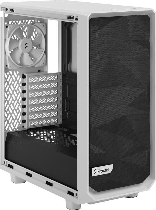 Actual product image Fractal PC Case Meshify 2 Compact Lite White (ATX, mATX)