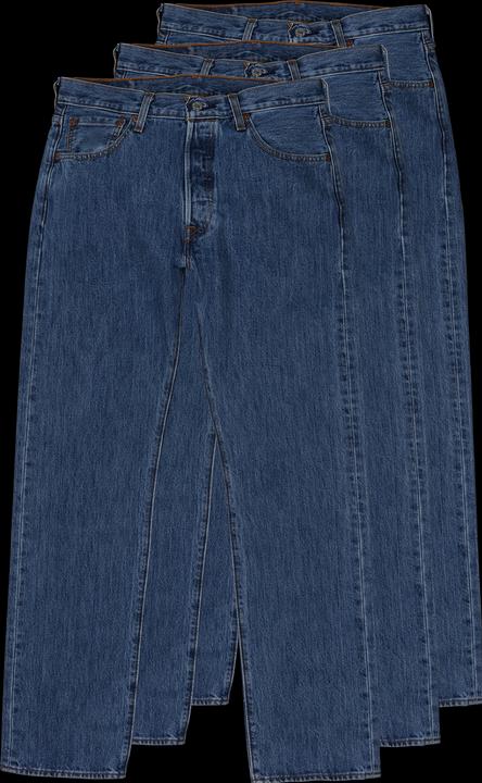 Image du produit Levis 501 Jeans Straight Fit stonewash 3-Pack (W34/L36)