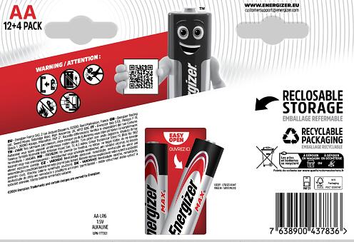 Image du produit Energizer Maximum alcalin (16 pcs, AA, 2700 mAh)