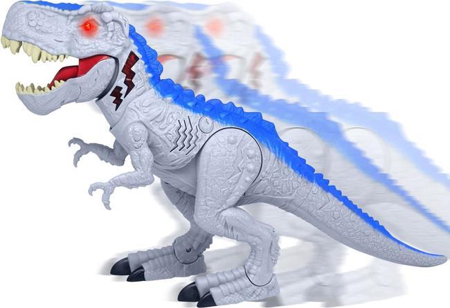 Actual product image Adventure Force Mighty Megasaur 30 cm Mega Hunter T-Rex. Grey