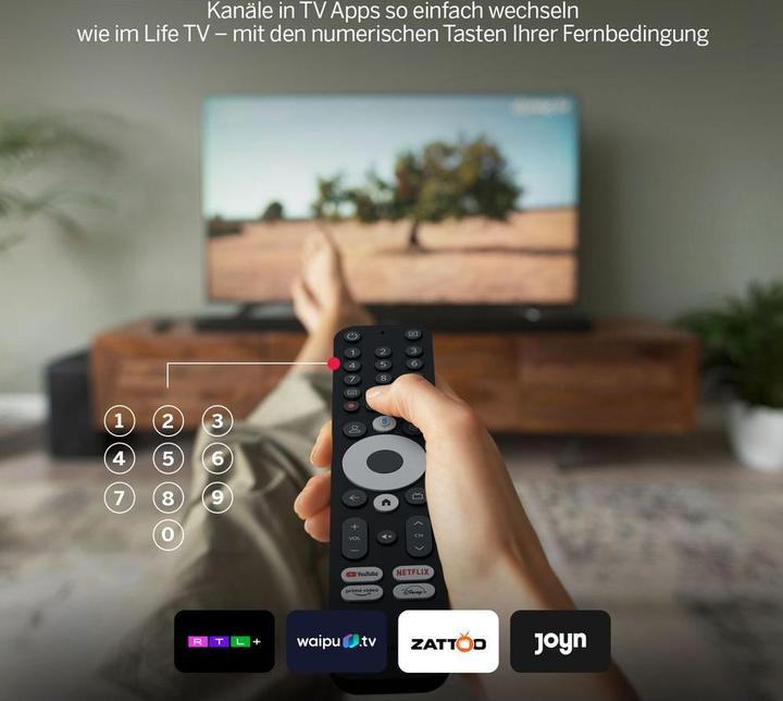 Immagine prodotto Thomson Streaming BOX: Google TV 4K UHD (8 GB, iOS 12)