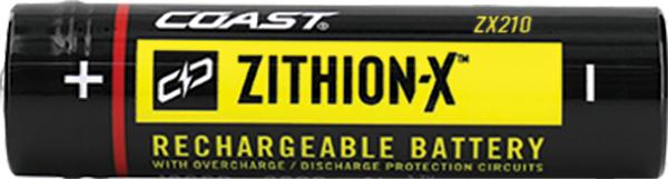 Actual product image Coast ZX210 rechargeable battery for HX5 and HP1
