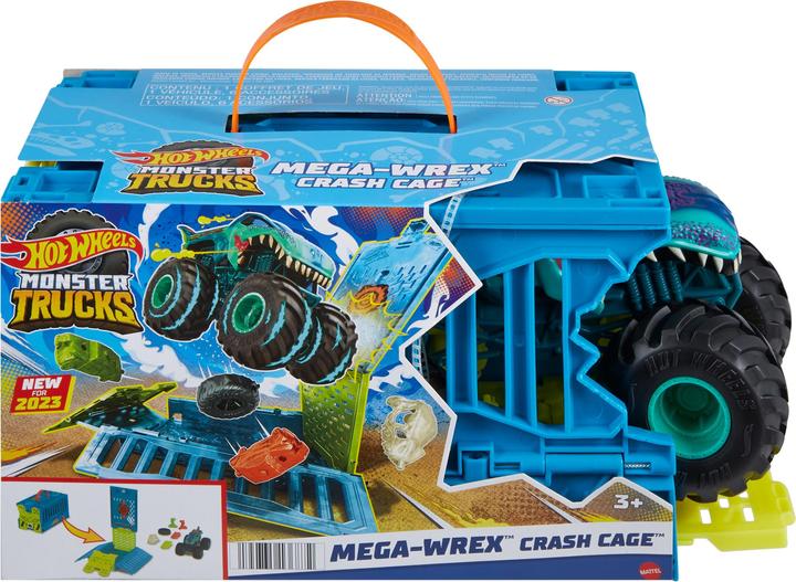 Produktbild Hot Wheels Monster Trucks Mega Wrex Oversized Crash Cage