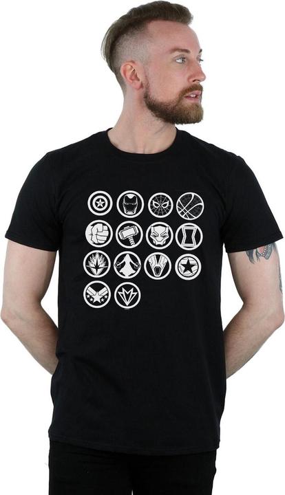 Produktbild Avengers Infinity War Icons Assemble TShirt (L)
