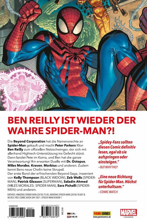 Produktbild Panini Spider-Man: Beyond (Deutsch, Michael Strittmatter, Paco Medina, u.a., Patrick Gleason, Kelly Thompson, 2024)