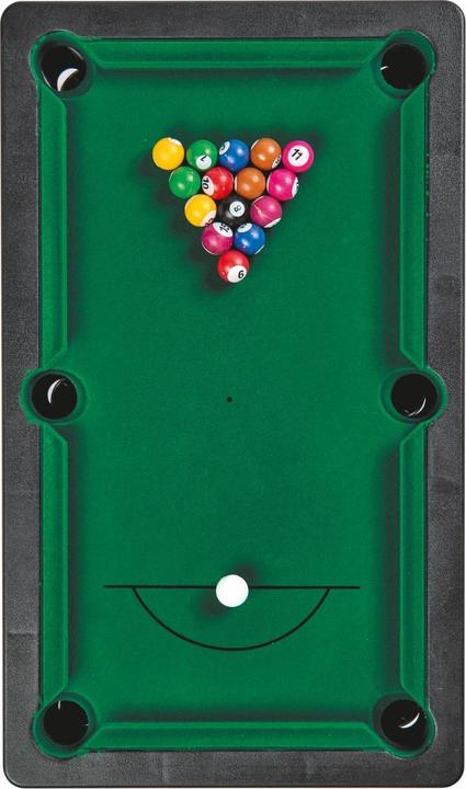 Produktbild Noris 606167704 Pool Billard & Snooker inkl. 2 Queues, 16 Billard und 17 Snooker Kugeln und Triangel