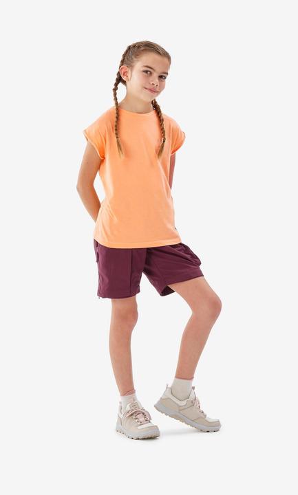 Produktbild Quechua Zip-Off-Hose Kinder Gr. 123–172 Wandern - MH500 bordeaux (128, 134, 140, 146, 152, 158, 164, 170, 130 B, 125 B)
