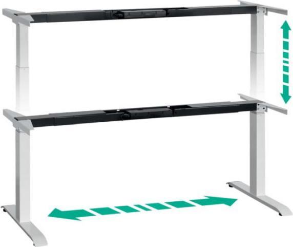 Actual product image Officeplus Table Frame Electric Ergon Profit