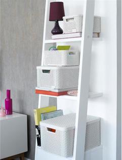Produktbild Curver STORAGE BOX STYLE S WHITE 205840 (6 l)