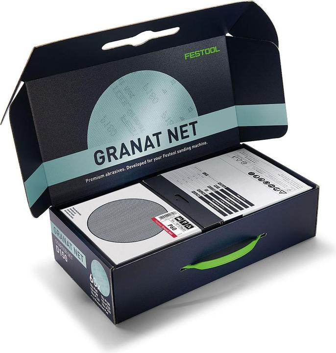 Festool Netzschleifmittel D150 GR NET-Set (P80, P320, P220, P180, P120, P60)