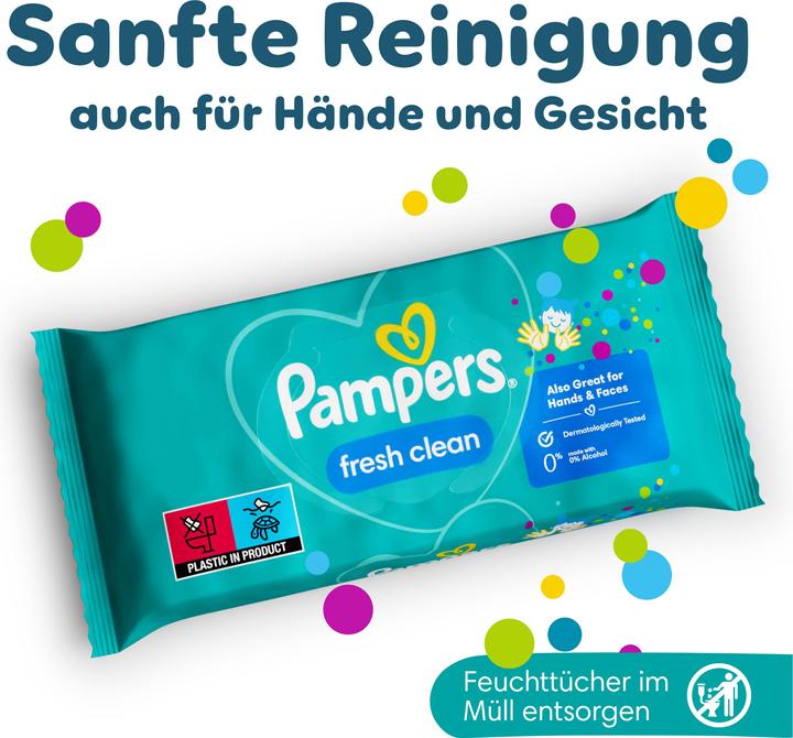 Actual product image Pampers fresh clean (624 Piece)