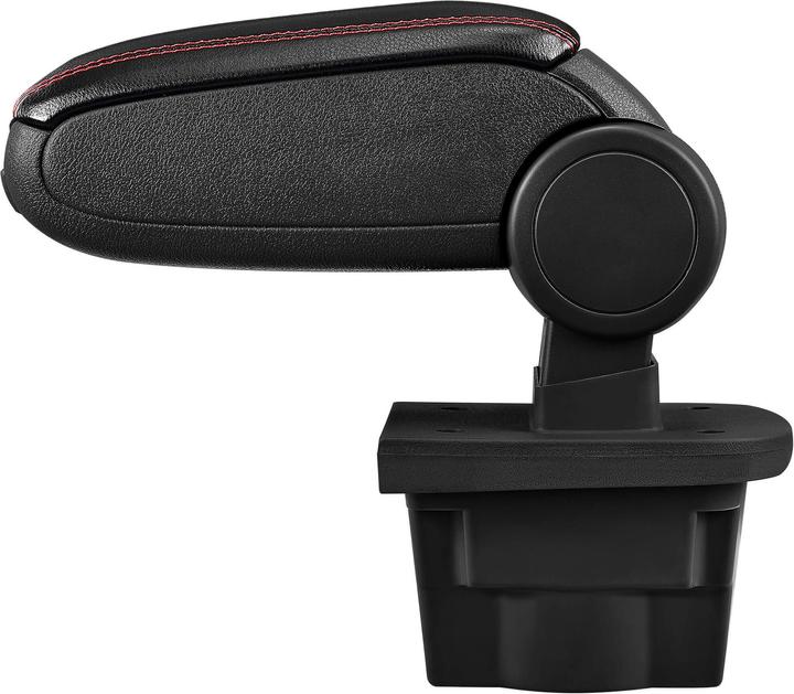 Actual product image Pro-Tec Centre armrest Opel Astra J with storage compartment imitation leather black with red stitching