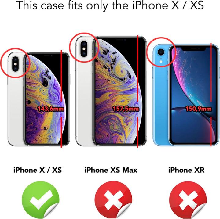 Actual product image Nalia Cell phone case (Apple iPhone X, Apple iPhone XS)