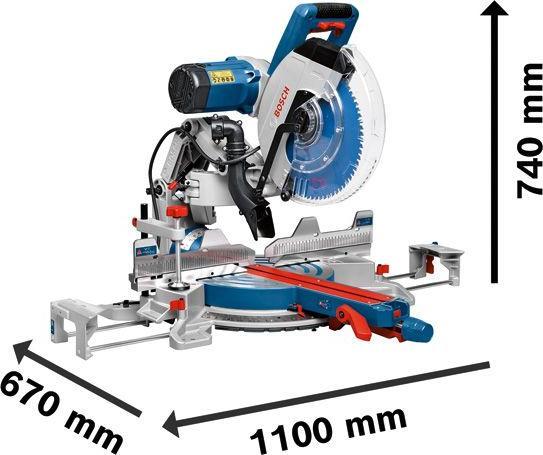 Immagine prodotto Bosch Professional Sega a gattuccio GCM 12 GDL, Legno