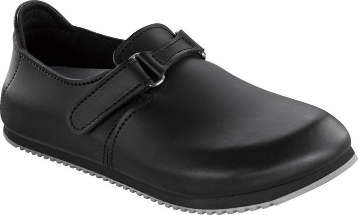 Actual product image Birkenstock Clog Linz Superlauf, natural leather, black, normal, size 42 (42)