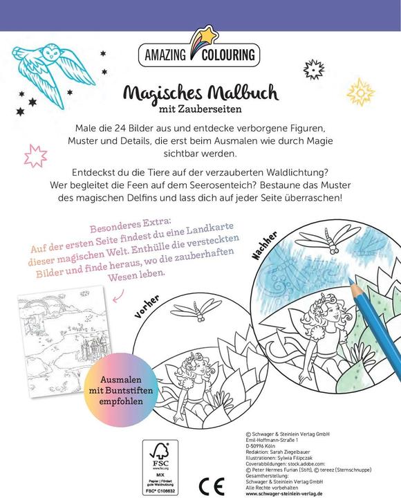 Immagine prodotto Libro magico da colorare con pagine magiche
