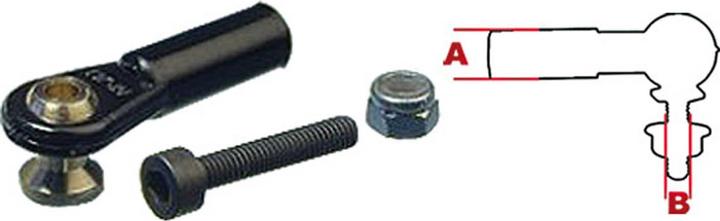 Immagine prodotto MP Jet giunto sferico m3/m3 w.vite corta 6pz.m