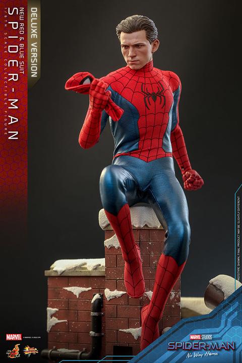 Produktbild Hot Toys Spider-Man: No Way Home figurine Movie Masterpiece 1/6 Spider-Man (New Red and Blue Suit) (Deluxe Ve