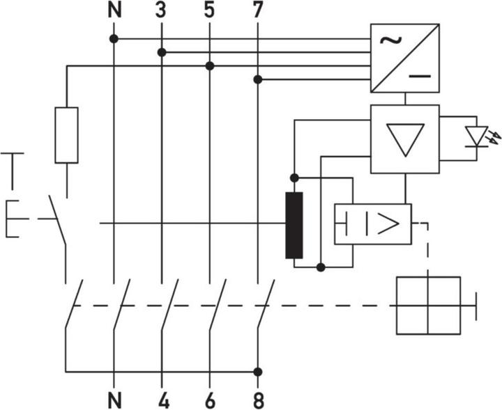 Immagine prodotto Doepke FIS Switch quadripolare 63 A A tipo SK a sinistra