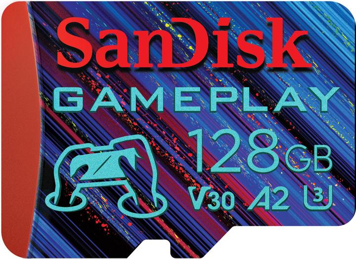 Actual product image SanDisk Gameplay Microsdxc Uhs-I Card (128 GB, microSDXC, U3, UHS-I)