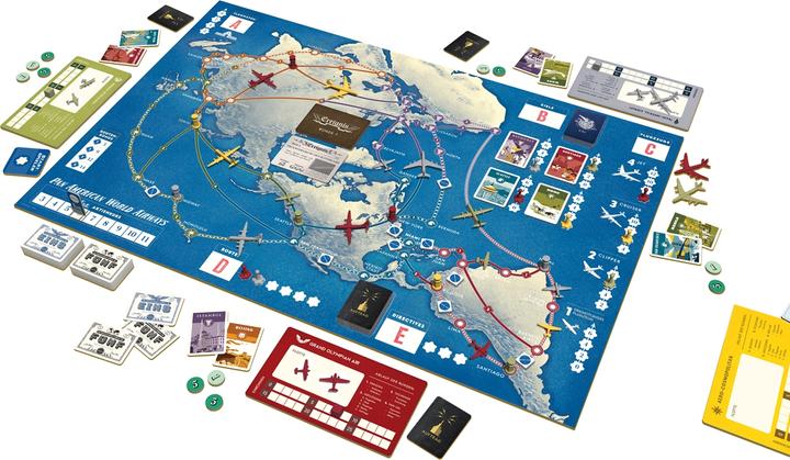 Produktbild 749008 - Pan Am von Funko, Brettspiel, für 2-4 Spieler, ab 12 Jahren (DE-Ausgabe) (Deutsch)