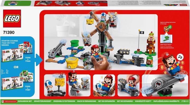 Actual product image LEGO Super Mario 71390 Expansion Set: Feud with Reznors (71390, LEGO Super Mario)