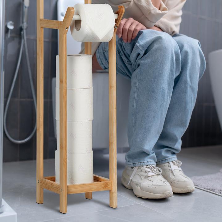Actual product image Relaxdays Toilet paper holder